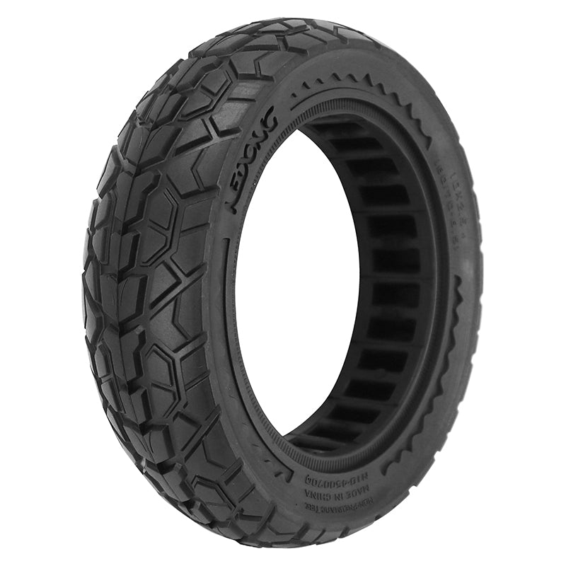 Pneu Trottinette Plein Cross 10 X 2.50 Noir - Largeur Intérieur 45 mm (Pour Segway Ninebot Max G30 Et Autres)