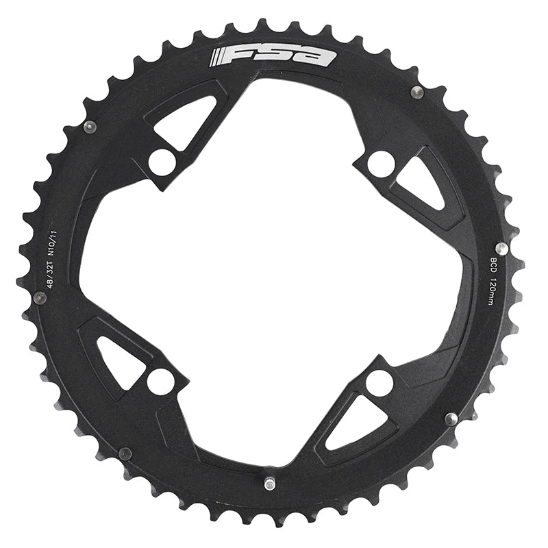 Plateau Route 4 branches Ã˜ 120 Fsa Gossamer Pro 48 dents Double 11V. Noir