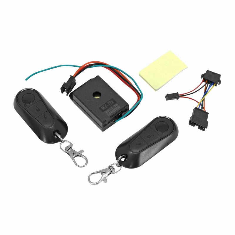 Alarme Trottinette 36V - 72V Inclus 2 Telecommandes (Branchement Sur Batterie)