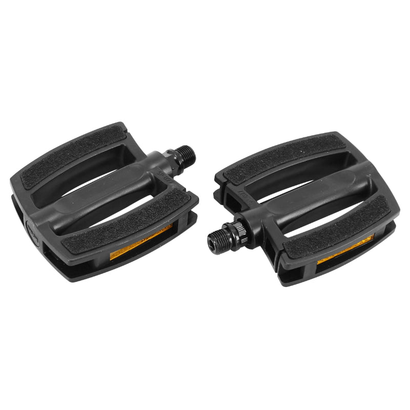 Pédale City Marwi Noir Résine Avec Inserts Super Grip 9-16" (Paire Sur Carte)