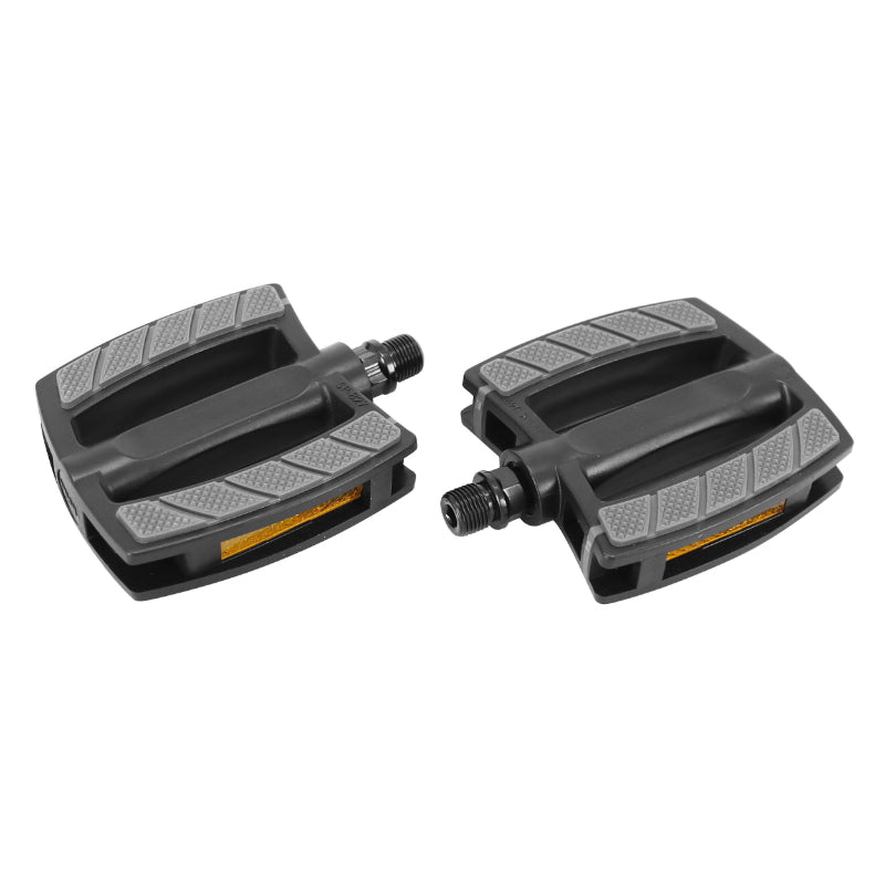Pédale City Marwi Noir Sp-827 Résine Filetage 9-16" (Paire Sur Carte)