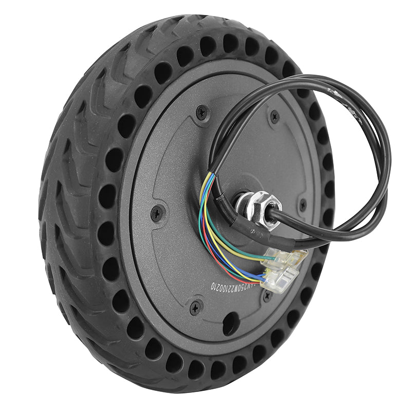 Moteur Trottinette Xiaomi M365, Essential, 1S 36V 250W Noir (Complet Avec Roue Et Pneu Plein Alveole 8.5 X2) -P2R-