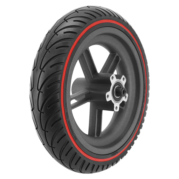 Roue Trottinette Arrière Xiaomi M365, Essential, 1S (Avec Pneu Noir Liseret Rouge 8,5 X2,00) -P2R-