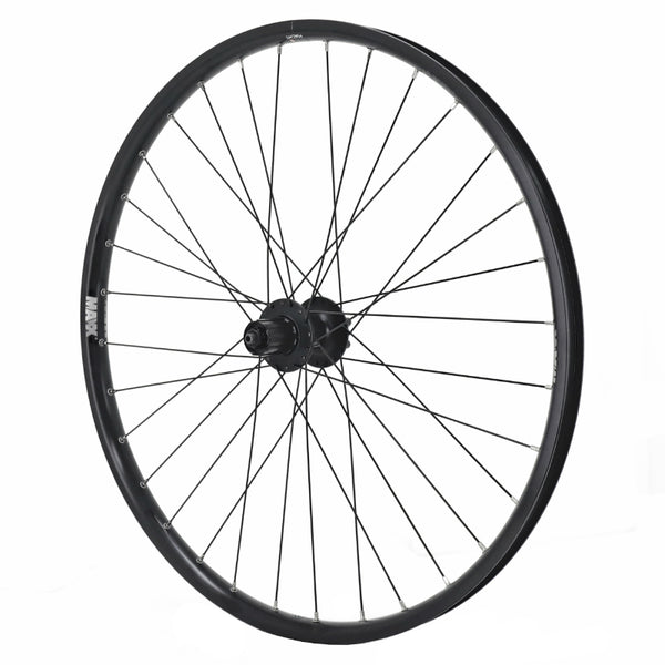 Roue VTT Disque Blocage 27.5" Maxx 25 Tubeless Ready Arrière Noir Moyeu Shimano M475 Disque 6 Trous 11-10-9V Compatible 