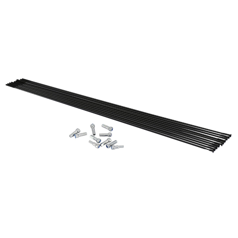 Rayon INOX Mavic Tête Droite Pour Roue Avant-Arrière Montage Cote Opppose Cassette Aksium 1 L 285 mm Avec Écrou (Boite D