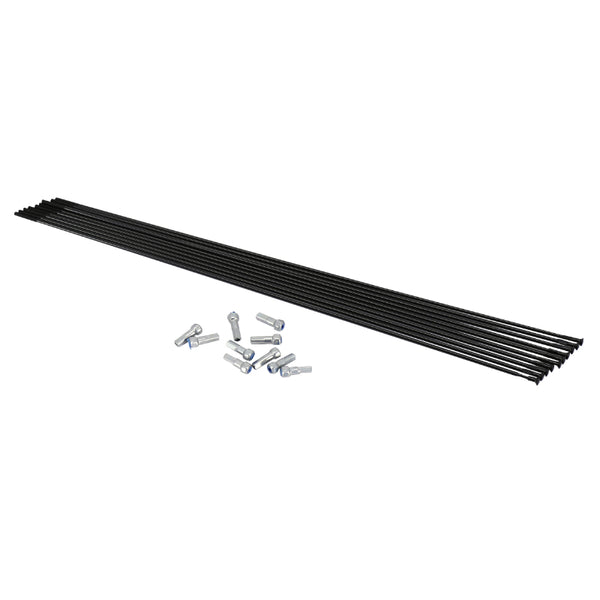 Rayon INOX Mavic Tête Droite Pour Roue Avant-Arrière Montage Cote Opppose Cassette Aksium 1 L 285 mm Avec Écrou (Boite D
