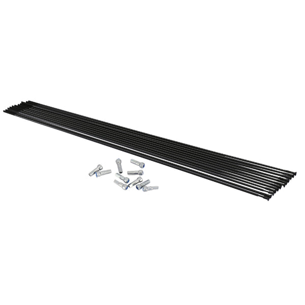 Rayon INOX Mavic Tête Droite Pour Roue Cross-One - Crossride Fts - Aksium Disc 9 L 294 mm Avec Écrou (Boite De 12)