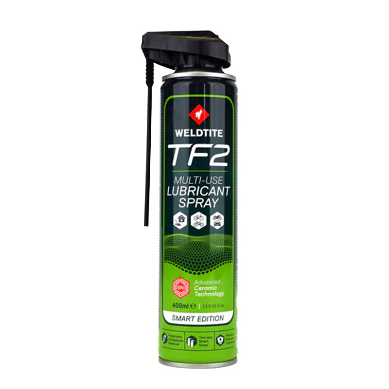 Lubrifiant Vélo Multi-Usage Weldtite Tf2 Céramique (Avec Tête Smart Aerosol 400Ml)