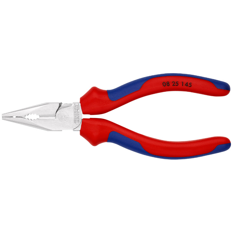 Pince Universelle Pro Knipex Demi Ronde 145 mm Chrome Avec Poignée Ergonomique (08 25 145) -Made In Germany-