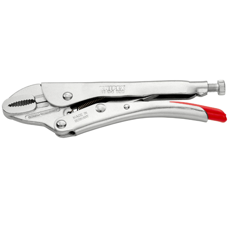 Pince A Etau Universelle Pro Knipex 180 mm Zinguee Avec Vis De Réglage (41 04 180) -Made In Germany-