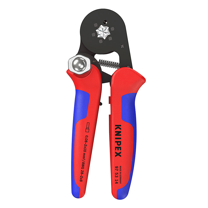 Pince A Sertir Pro Knipex Auto-Ajustable Pour Embout De Câble 180 mm Avec Poignée Ergonomique (97 53 14) -Made In German