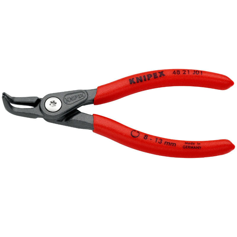 Pince A Circlips Intérieur Pro Knipex 130 mm Diam Circlips 8 A 13 mm Gris Antirouille Pointe 0,9 mm (Coudée) (48 21 J01)