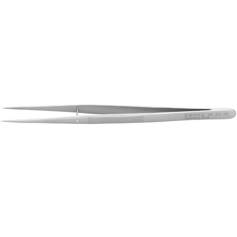 Pince De Precision-Brucelles Universelle Pro Knipex Droite 155 mm Acier INOX (92 22 35) -Made In Germany-