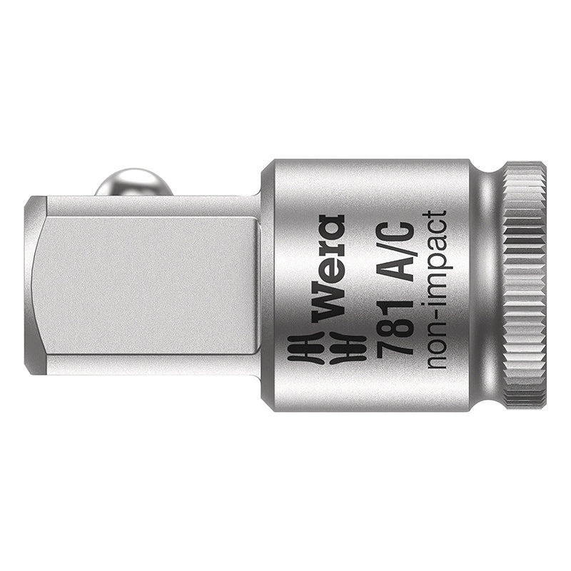 Adaptateur De Douille Wera 781A 1-4 Vers 1-2 (Vendu A L'Unite) -Marque Allemande Pour Les Ateliers-