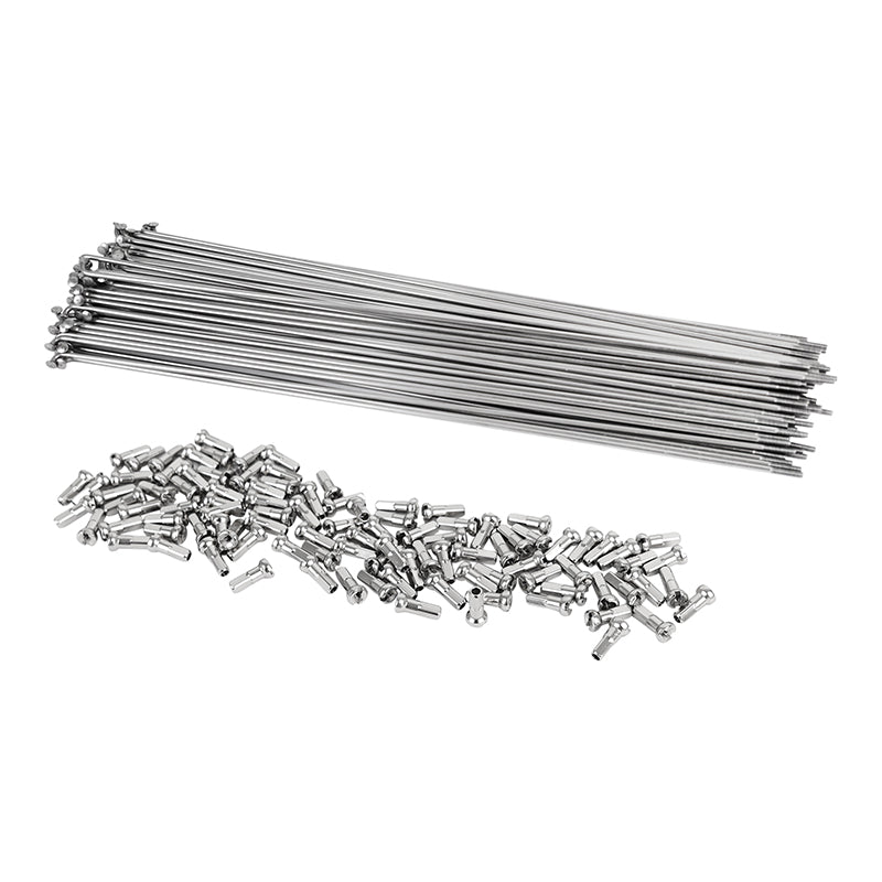Rayon INOX Argent Velox Mach1 2 mm L 244 mm Tête Coudée Avec Écrou (Boite De 100)