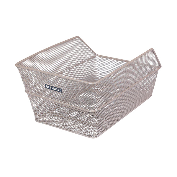 Panier Arrière Acier Nid Abeille Basil Cento Beige (45 X 31 X 21 cm)