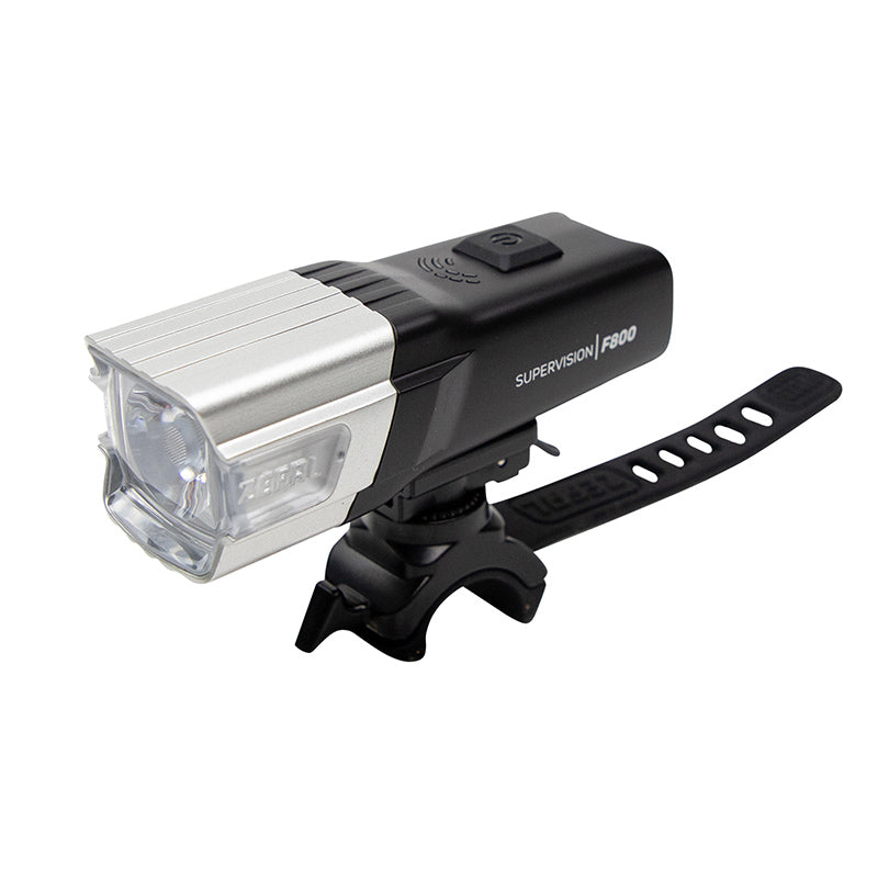Éclairage Vélo Usb Avant Sur Cintre Zefal Supervision F800 Lumen Noir