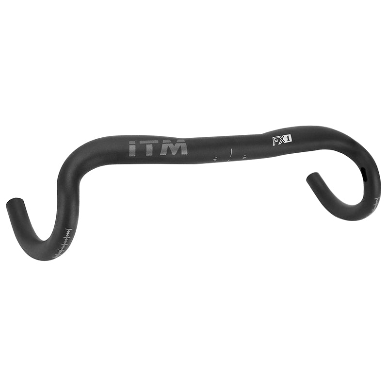 Cintre Route Itm Fx1 Gravel Alu Noir Diam 31,8 L 44 Extérieur (Axe-Axe 42 cm) Pour Passage Câble Interne