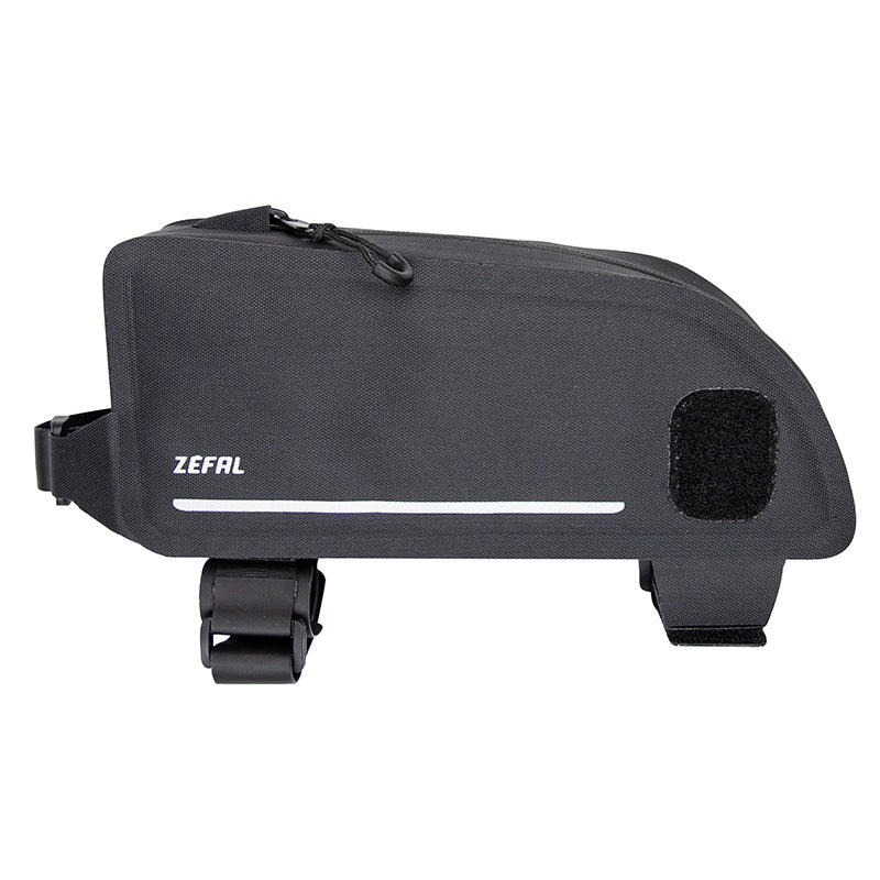 Sacoche De Cadre Vélo Zefal Z Adventure T1 Noir Fixation Velcro (L 50 X L 220 X H 100 mm - 1Litre) Charge Maxi 1Kgs