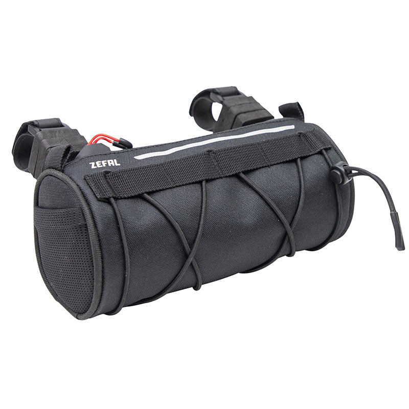 Sacoche De Cintre-Guidon Vélo Zefal Z Adventure F1 Noir Étanche Fixation Auto-Agrippantes - Clips (L 200 X L 90 X H 90 m