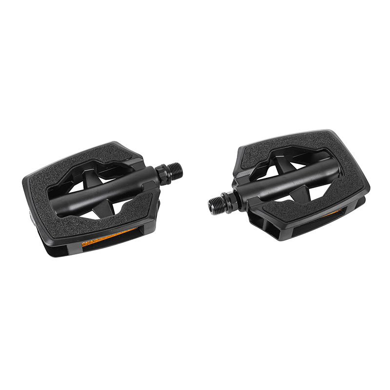 Pédale City Marwi Noir Sp-890 Sandblock Résine Filetage 9-16" (Paire Sur Carte) - Qualite Premium