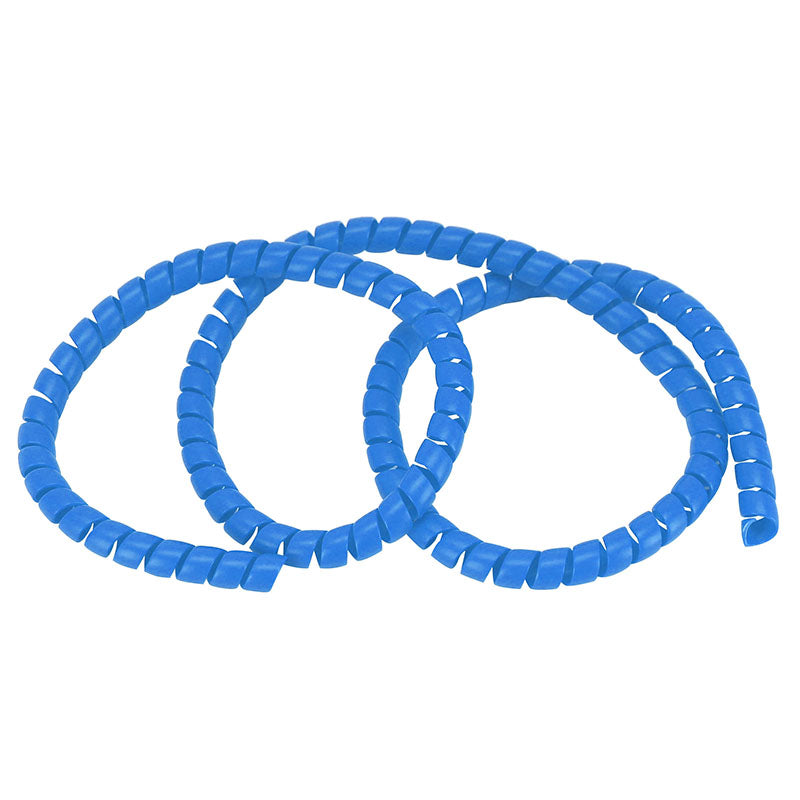 Protège Gaine-Faisceau Électrique Pour Trottinette Type Spirale Bleu 110 cm