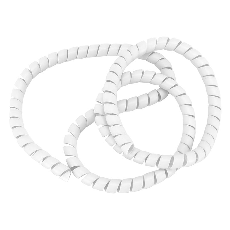 Protège Gaine -Faisceau Électrique Pour Trottinette Type Spirale Blanc 110 cm