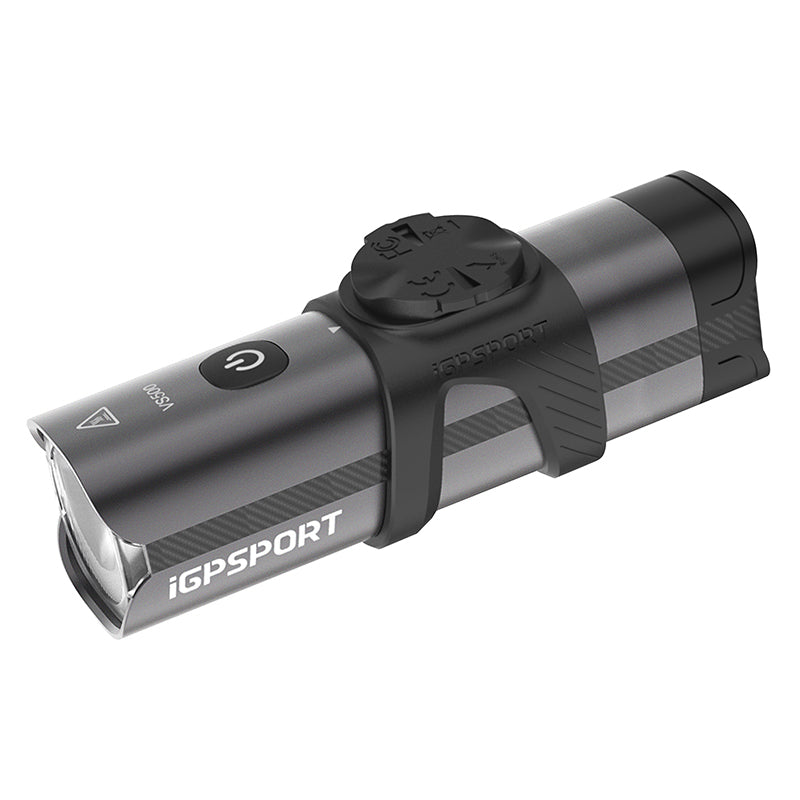 Éclairage Vélo Avant Intelligent Igpsport Vs500 Lumen Alu LED Rechargeable Usb (Visible 100M) - Bluetooth - Se Fixe Sur 