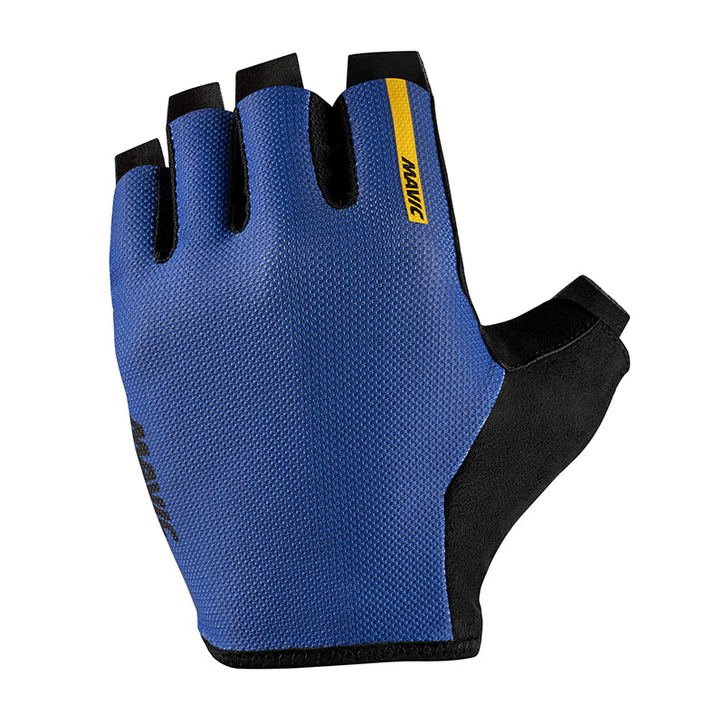 Gants Vélo Court Mavic Essential Gel Mi-Saison Bleu M (Paire Sur Carte) Sans Velcro