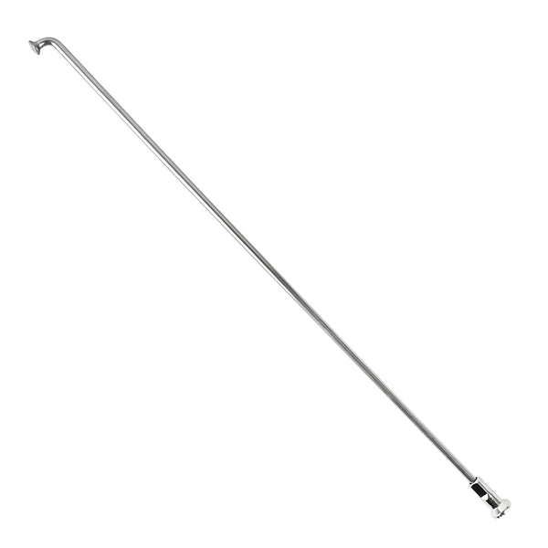 Rayon INOX Argent 2,6 mm L210 mm Tête Coudée Sapim Avec Écrou (Vendu A L'Unite)