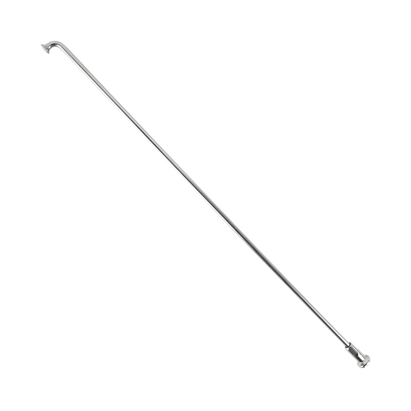 Rayon INOX Argent 2,6 mm L280 mm Tête Coudée Sapim Avec Écrou (Vendu A L'Unite)