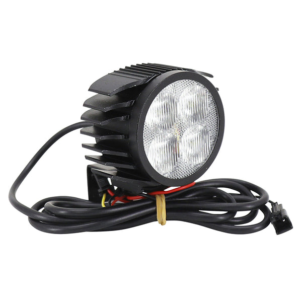 Éclairage-Phare Pour Trottinette Fc1 A LED Compatible Smartgyro-Kugoo Avec Klaxon Intégré Noir