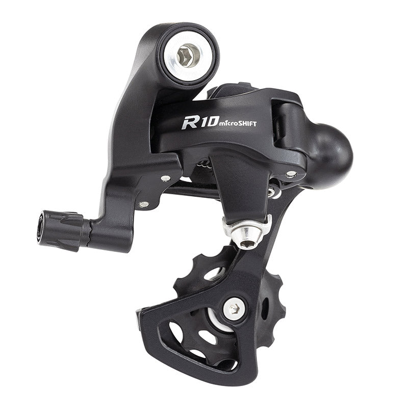 Dérailleur Route Arrière Microshift 10V. Chape Courte A Vis Double (Compatible Shimano)