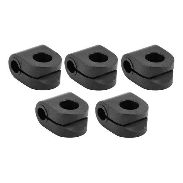 Clip Eurofender En Plastique Noir Pour Fixation Tringle De Garde Boue