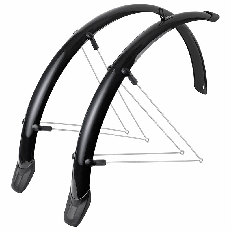 Garde Boue City-VTT Tringles 26'' Eurofender Rapido 51 mm Noir (Paire) Avec Fixation Rapido