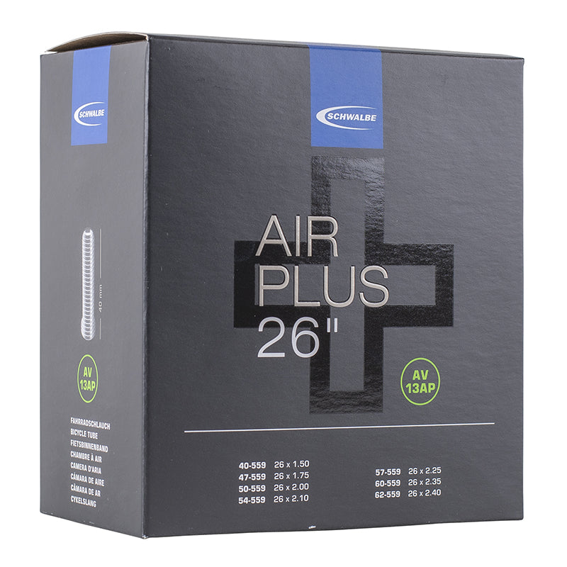 Chambre A Air Vélo 26 X 1.50-2.40 Schwalbe Air Plus Valve Standard 40 mm (Av13Ap)