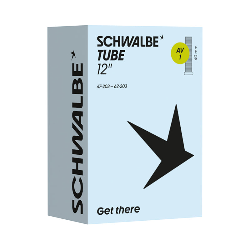 Chambre A Air Vélo 12 1-2 X 1.75-2 1-4 Schwalbe Valve Standard 40 mm (47-62X203) (Av1)