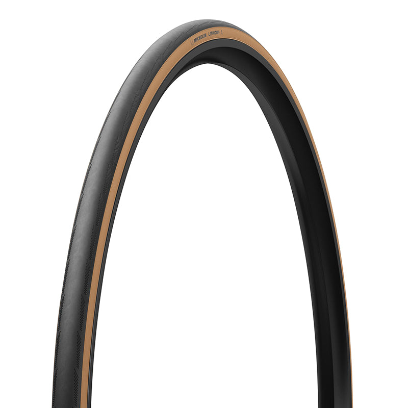 Pneu Route 700 X 23 Michelin Lithion 4 Noir-Beige Ts (23-622)
