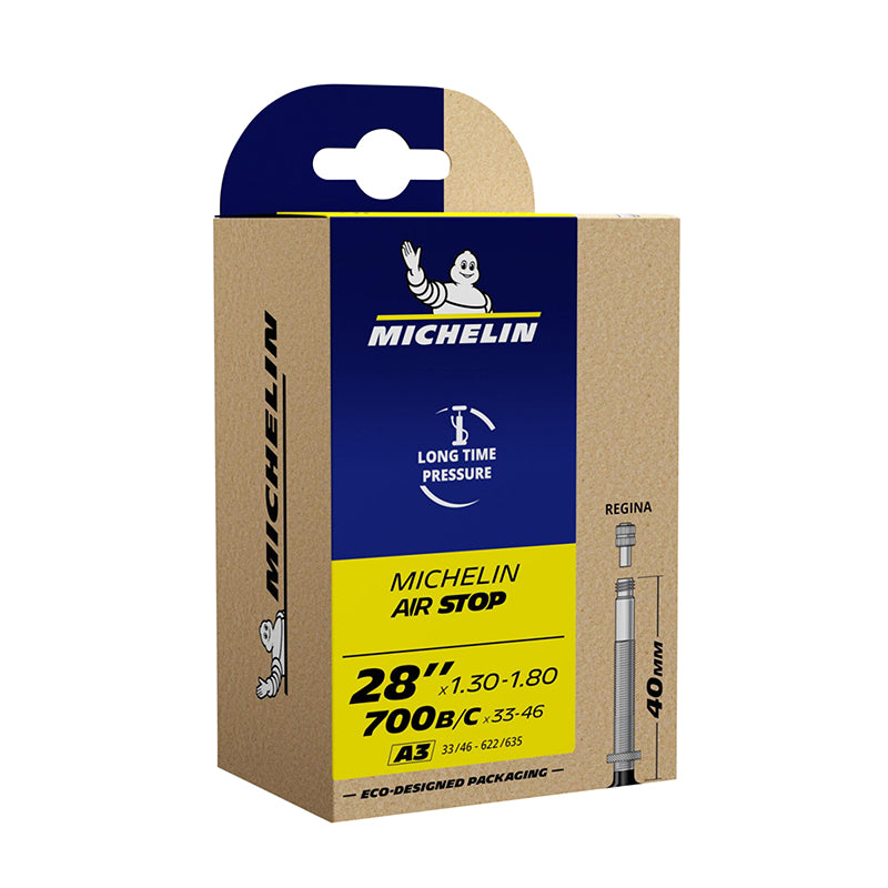 Chambre A Air Vélo 700 X 33-46 Michelin A3 Valve Regina 40 mm
