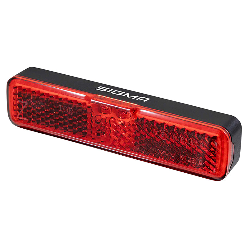 Éclairage Vélo VAE - E-Bike Arrière Sur Porte Bagage Sigma Eox Rl Rack 6-48V Noir Fonction Feu Stop - Feu Stop D'Urgence