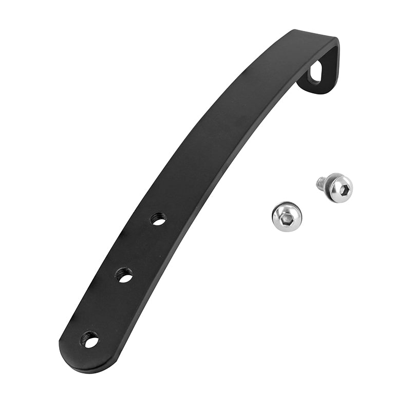 Patte Fixation Porte Bagage Arrière Leader Fox Noir Longueur 200 mm -Inclus Vis-