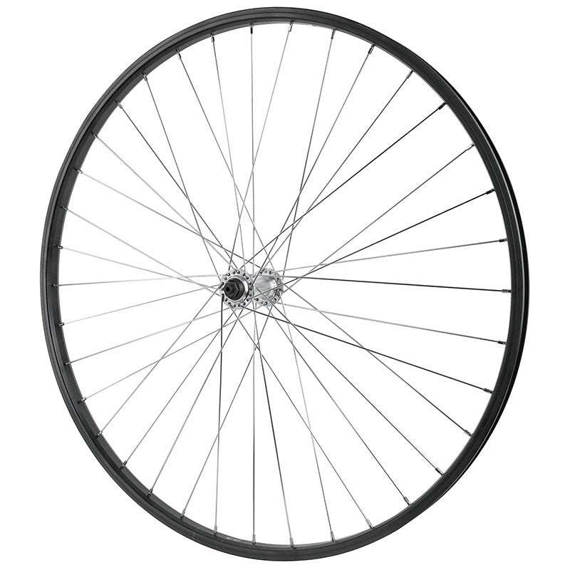Roue VTC Patin Blocage 700 - 28" Alu Avant Moyeu Alu 36 Rayons Jante 21C -Poids Max 110 Kg-