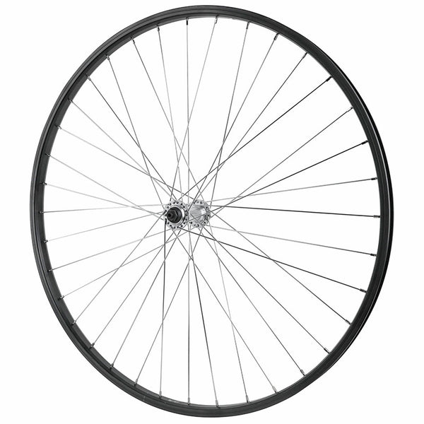 Roue VTC Patin Blocage 700 - 28" Alu Avant Moyeu Alu 36 Rayons Jante 21C -Poids Max 110 Kg-