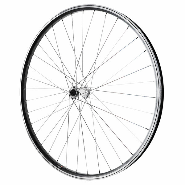 Roue VTC - VAE Patin Blocage 700 - 28" Alu Avant Moyeu Alu 36 Rayons Jante 23C -Poids Max 180 Kg-