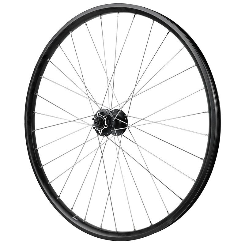 Roue VTT - Cargo - VAE - E-Bike - Longtail Disque Blocage 27.5" Velox Kargo L Avant Noir Moyeu Shimano Deore M475 6 Trou