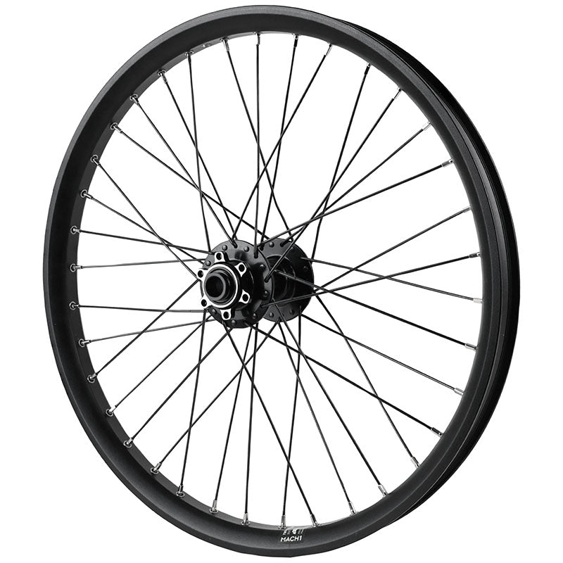 Roue VTT - Cargo - VAE - E-Bike - Longtail Disque Axe Traversant 20" Trucky 30 Tubeless Ready Avant Noir Moyeu Velox 6 T