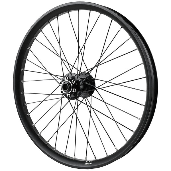 Roue VTT - Cargo - VAE - E-Bike - Longtail Disque Axe Traversant 20" Trucky 30 Tubeless Ready Avant Noir Moyeu Velox 6 T