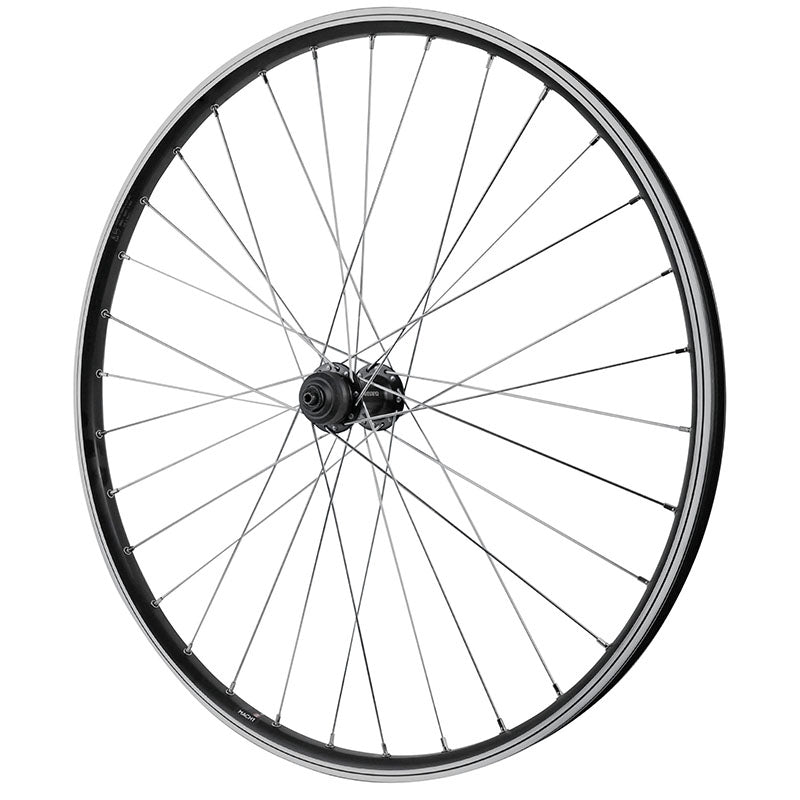 Roue VTT Patin Blocage 26" M670 Combo Plus Avant Centerlock Noir Renforcé Moyeu Shimano Qc300 Spécial Loueur (Jante Doub
