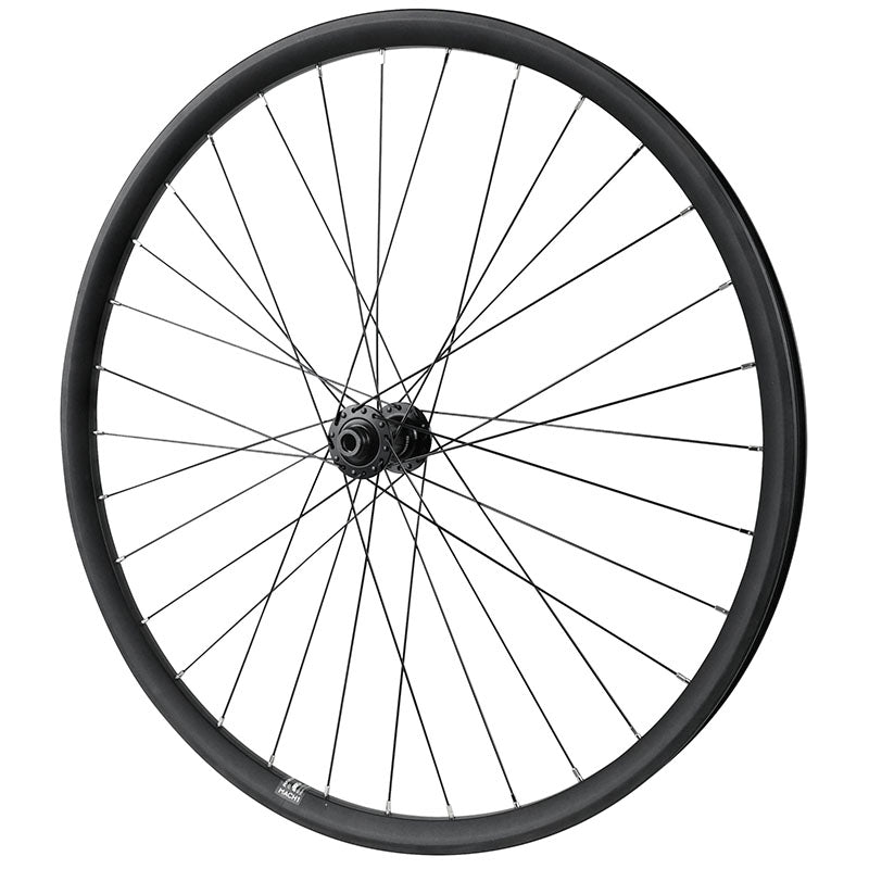 Roue VTT Disque 27.5" Avant Moyeu Shimano Rs470 Grx Centerlock Tubeless Ready Axe Traversant 12-100 Noir Jante 23C 32 Ra