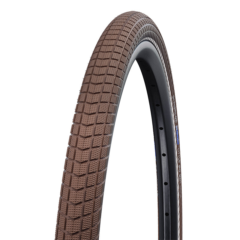 Pneu VTC Urbain 700 X 38 (29 X 1,50) Schwalbe Big Ben Tr Marron (40-622) Renfort K-Guard Flanc Reflex
